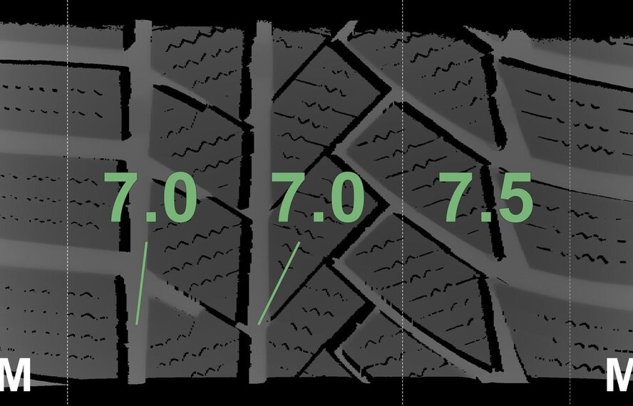 Mercedes Mercedes C-Klasse W205 S205 C205 17 inch velgen Continental Winterbanden Origineel