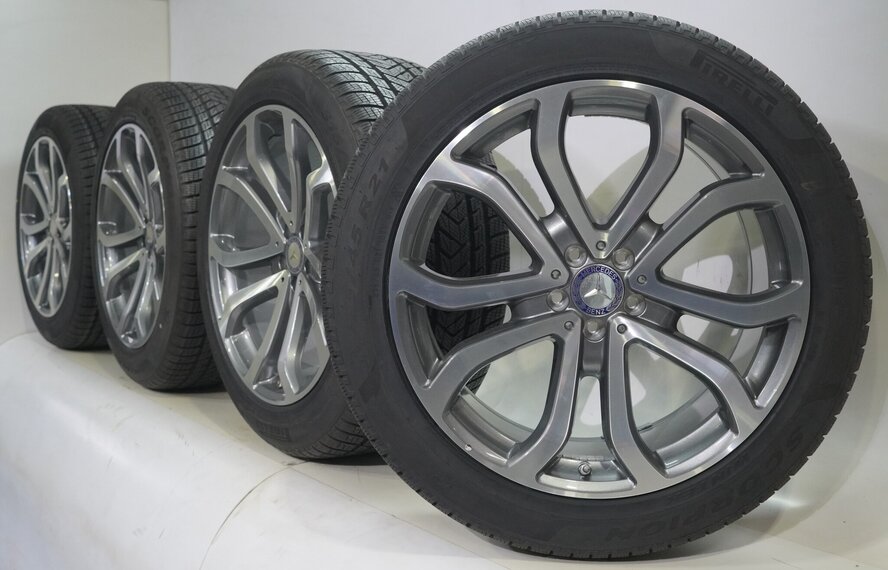 Mercedes Mercedes GLE W167 21 inch velgen Pirelli Winterbanden Nieuw Origineel