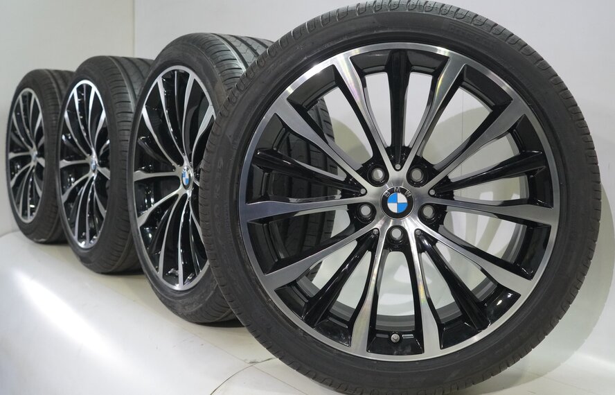 BMW BMW 5 serie G30 G31 8 serie G14 G15 G16 663 19 inch velgen Pirelli Runflat Zomerbanden Nieuw Origineel