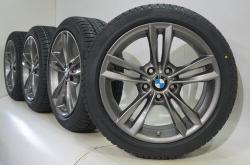 BMW BMW 3 4 serie F30 F31 F32 F33 F36 658 18 inch velgen Pirelli Runflat Winterbanden Nieuw Origineel