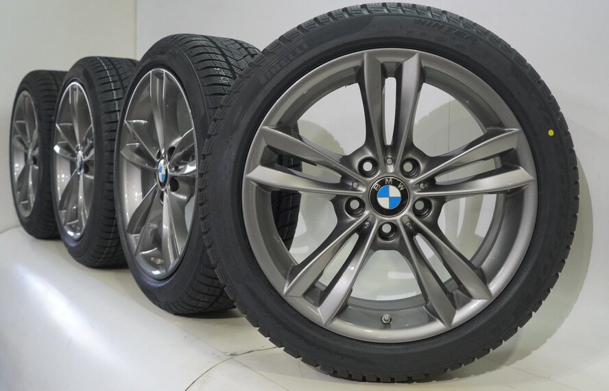 BMW BMW 3 4 serie F30 F31 F32 F33 F36 658 18 inch velgen Pirelli Runflat Winterbanden Nieuw Origineel
