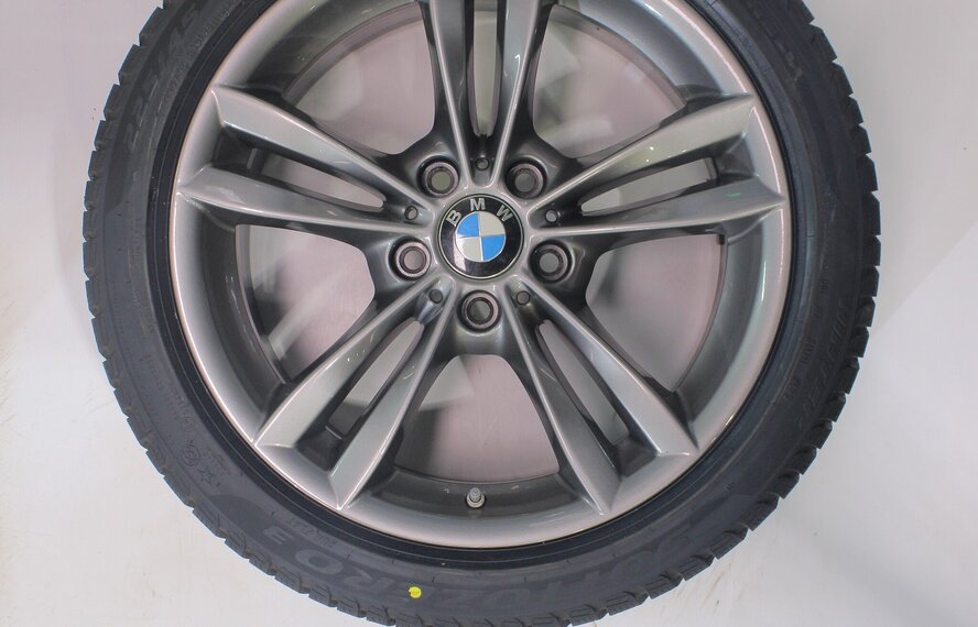 BMW BMW 3 4 serie F30 F31 F32 F33 F36 658 18 inch velgen Pirelli Runflat Winterbanden Nieuw Origineel