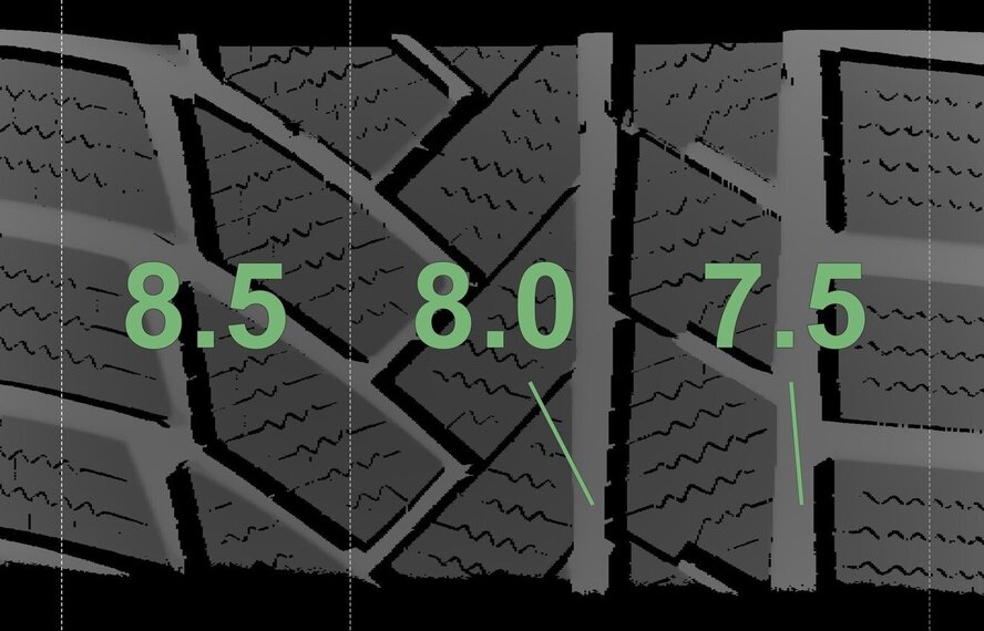 Audi Audi A6 A7 4K C8 19 inch velgen Continental Winterbanden Origineel