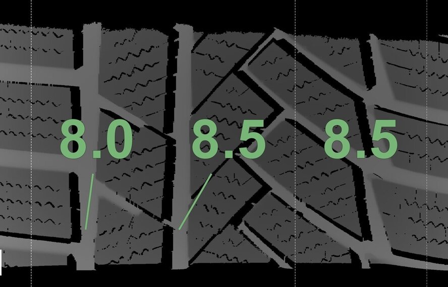 Audi Audi A6 A7 4K C8 19 inch velgen Continental Winterbanden Origineel