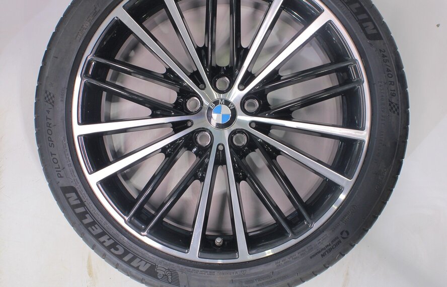 BMW BMW 5 serie G30 G31 8 serie G14 G15 G16 635 19 inch velgen Michelin Zomerbanden Nieuw Origineel
