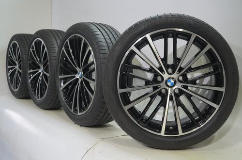 BMW BMW 5 serie G30 G31 8 serie G14 G15 G16 635 19 inch velgen Bridgestone Runflat Zomerbanden Nieuw Origineel