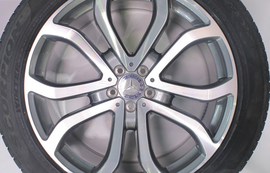 Mercedes Mercedes GLE W167 21 inch velgen Pirelli Winterbanden Nieuw Origineel