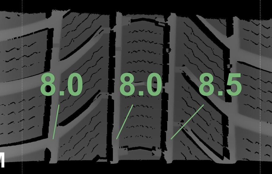 Audi Audi A6 B9 20 inch velgen Continental Winterbanden Origineel