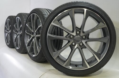 Audi Audi A4 S4 B9 8W 19 inch velgen Pirelli Zomerbanden Nieuw Origineel