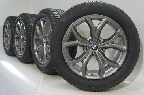 BMW BMW X5 G05 X6 G06 735 19 inch velgen Pirelli Runflat Winterbanden Nieuw Origineel