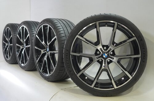 BMW BMW 5 serie G30 G31 8 serie G14 G15 G16 728M 20 inch velgen Michelin Zomerbanden Nieuw Origineel