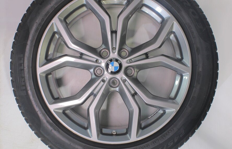 BMW BMW X3 X4 G01 G02 694 19 inch velgen Pirelli Runflat Winterbanden Origineel