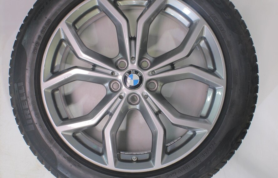 BMW BMW X3 X4 G01 G02 694 19 inch velgen Pirelli Runflat Winterbanden Origineel