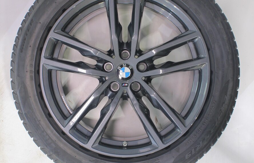 BMW BMW X3 X4 G01 G02 698M 19 inch velgen Pirelli Runflat Winterbanden Origineel