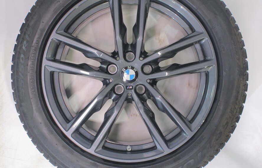 BMW BMW X3 X4 G01 G02 698M 19 inch velgen Pirelli Runflat Winterbanden Origineel