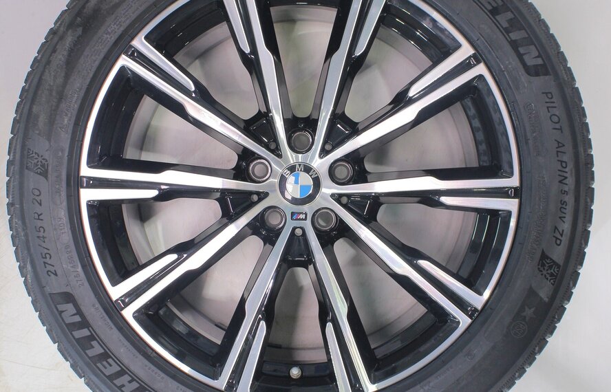 BMW BMW X5 G05 X6 G06 740M 20 inch velgen Michelin Runflat Winterbanden Nieuw Origineel