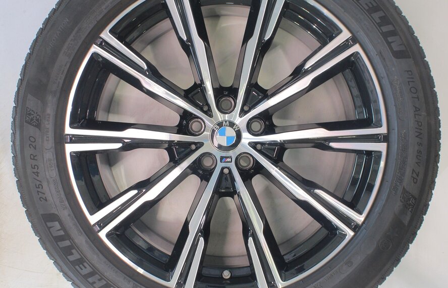 BMW BMW X5 G05 X6 G06 740M 20 inch velgen Michelin Runflat Winterbanden Nieuw Origineel