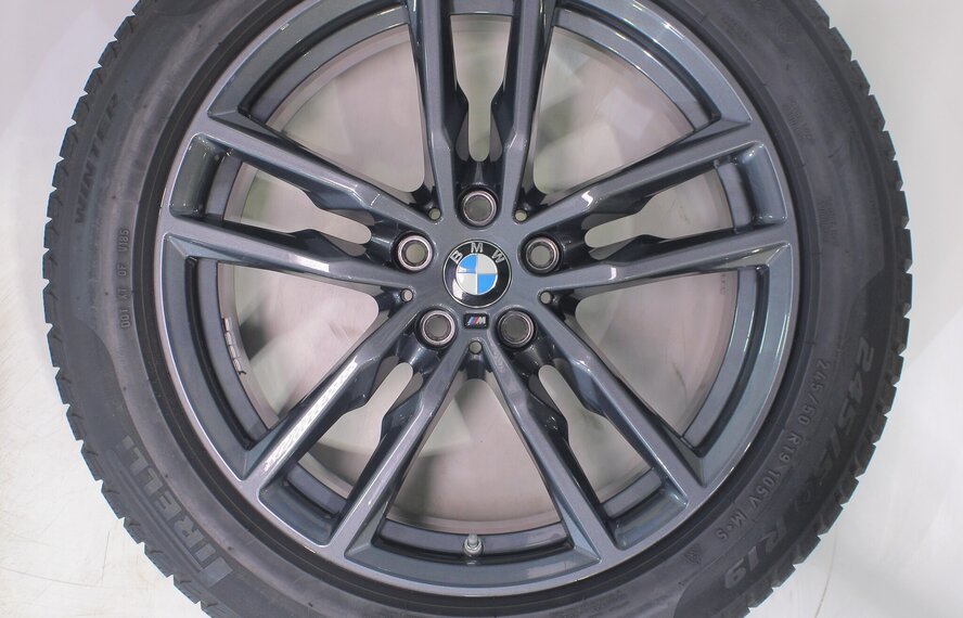 BMW BMW X3 X4 G01 G02 698M 19 inch velgen Pirelli Runflat Winterbanden Origineel