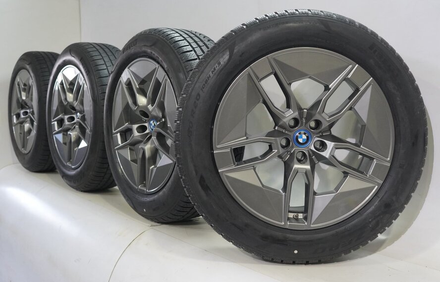 BMW BMW iX i20 1002 20 inch velgen Pirelli Winterbanden Nieuw Origineel