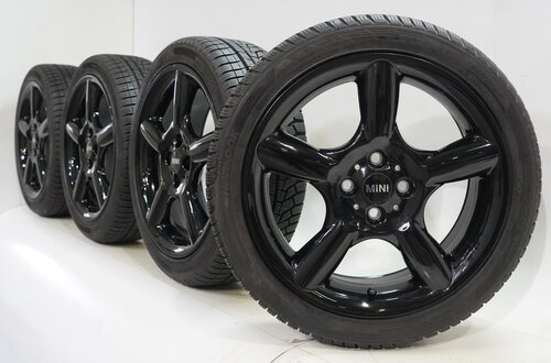 Mini R50 R52 R53 R55 R56 Clubman Cooper Spoke 110 17 inch velgen Hankook Winterbanden Origineel
