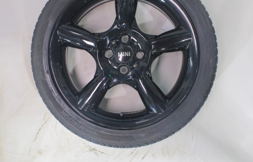 Mini R50 R52 R53 R55 R56 Clubman Cooper Spoke 110 17 inch velgen Hankook Winterbanden Origineel