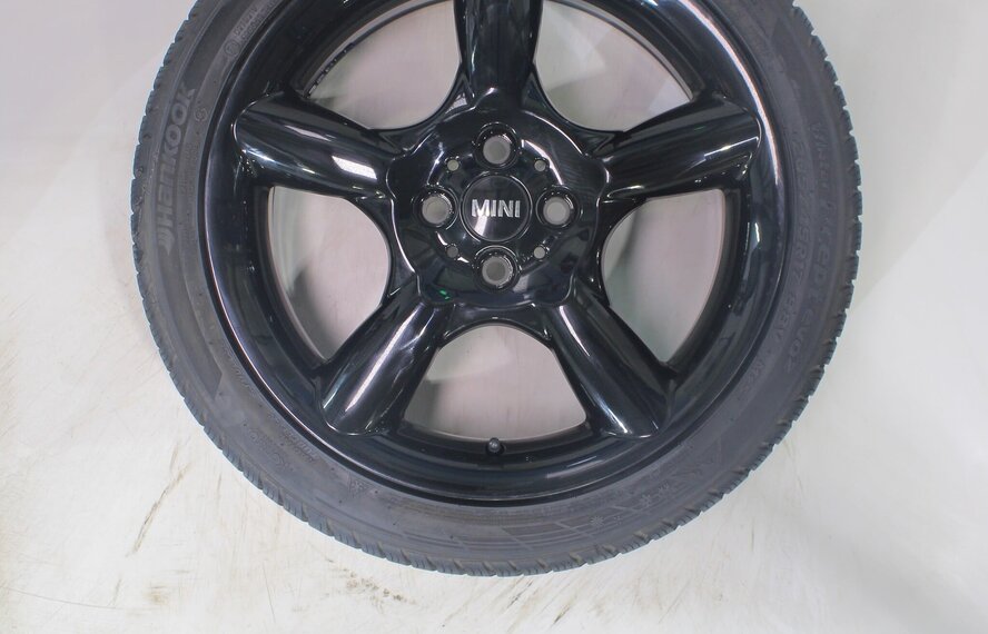 Mini R50 R52 R53 R55 R56 Clubman Cooper Spoke 110 17 inch velgen Hankook Winterbanden Origineel