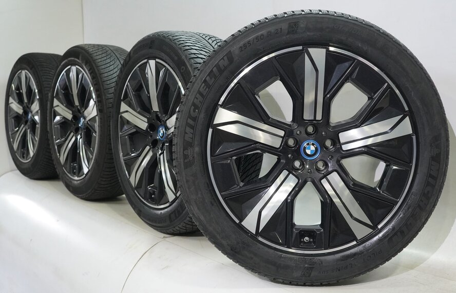 BMW BMW iX i20 1010 21 inch velgen Michelin Winterbanden Nieuw Origineel