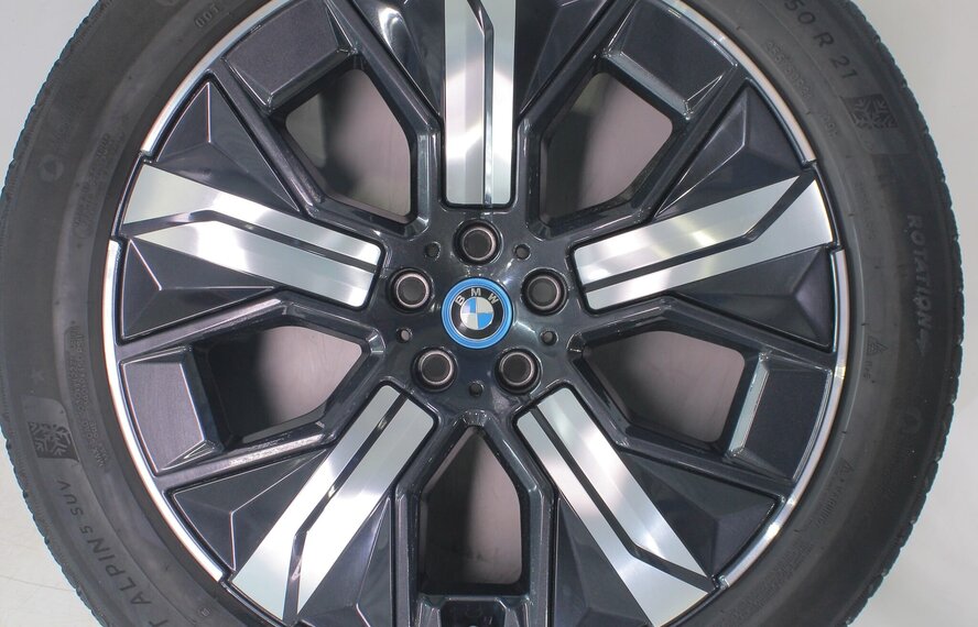 BMW BMW iX i20 1010 21 inch velgen Michelin Winterbanden Nieuw Origineel