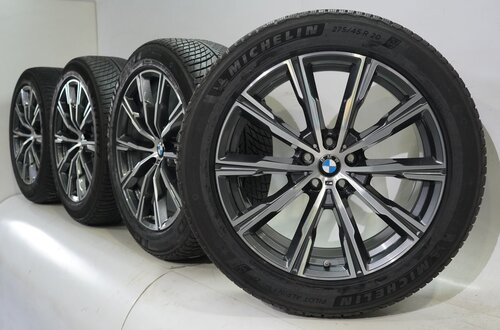 BMW BMW X5 G05 X6 G06 740M 20 inch velgen Michelin Runflat Winterbanden Nieuw Origineel