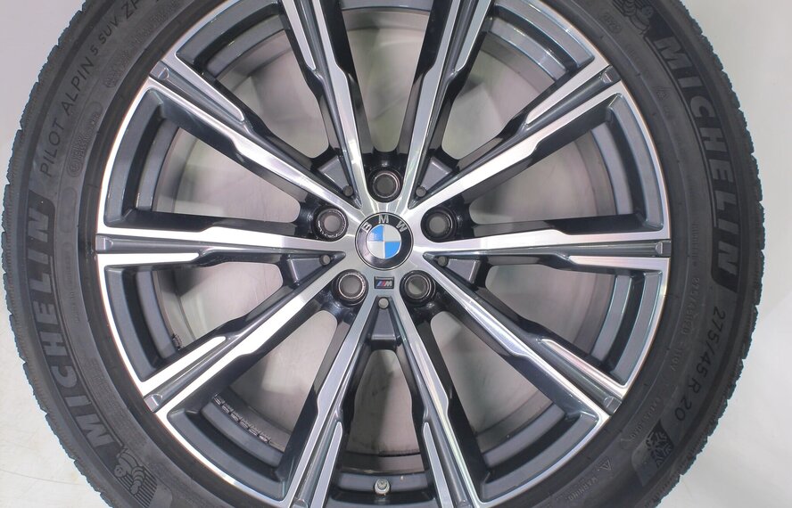 BMW BMW X5 G05 X6 G06 740M 20 inch velgen Michelin Runflat Winterbanden Nieuw Origineel