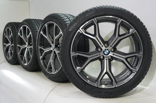 BMW BMW X5 G05 X6 G06 741M 21 inch velgen Pirelli Runflat Winterbanden Nieuw Origineel
