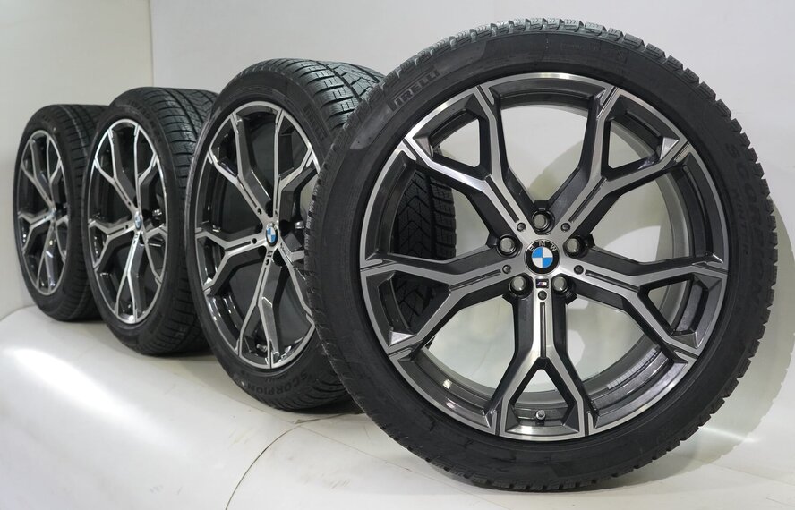 BMW BMW X5 G05 X6 G06 741M 21 inch velgen Pirelli Runflat Winterbanden Nieuw Origineel