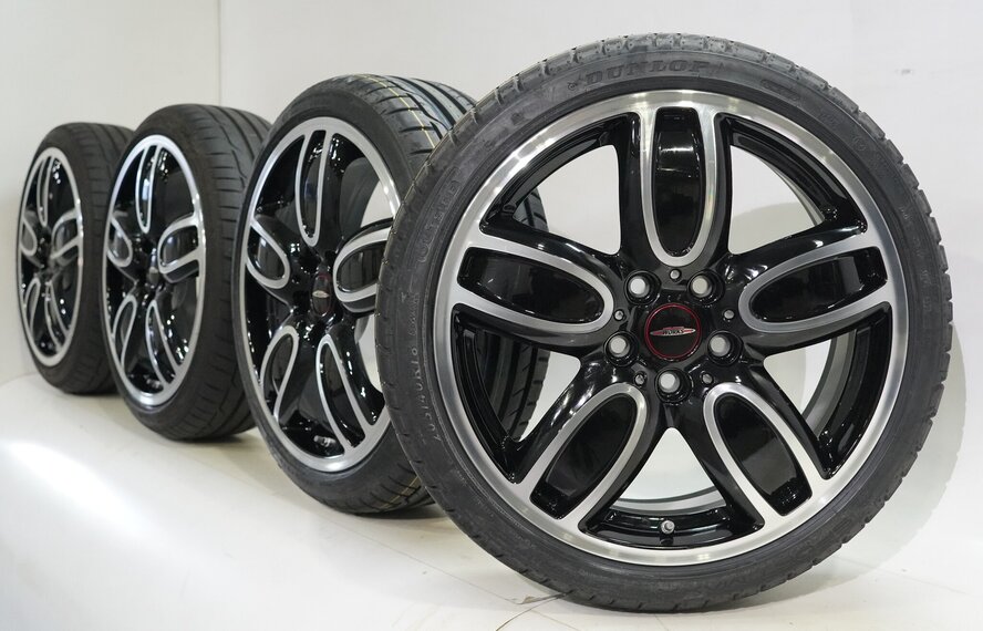 Mini Cooper / S / One / Cabrio F55 F56 F57 JCW509 18 inch velgen Dunlop Runflat Zomerbanden Nieuw Origineel