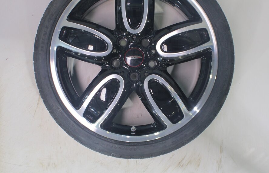Mini Cooper / S / One / Cabrio F55 F56 F57 JCW509 18 inch velgen Dunlop Runflat Zomerbanden Nieuw Origineel