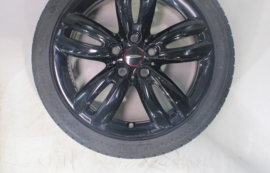 Mini Mini Cooper / S / One / Cabrio F55 F56 F57 JCW501 17 inch velgen Dunlop Runflat Winterbanden Origineel