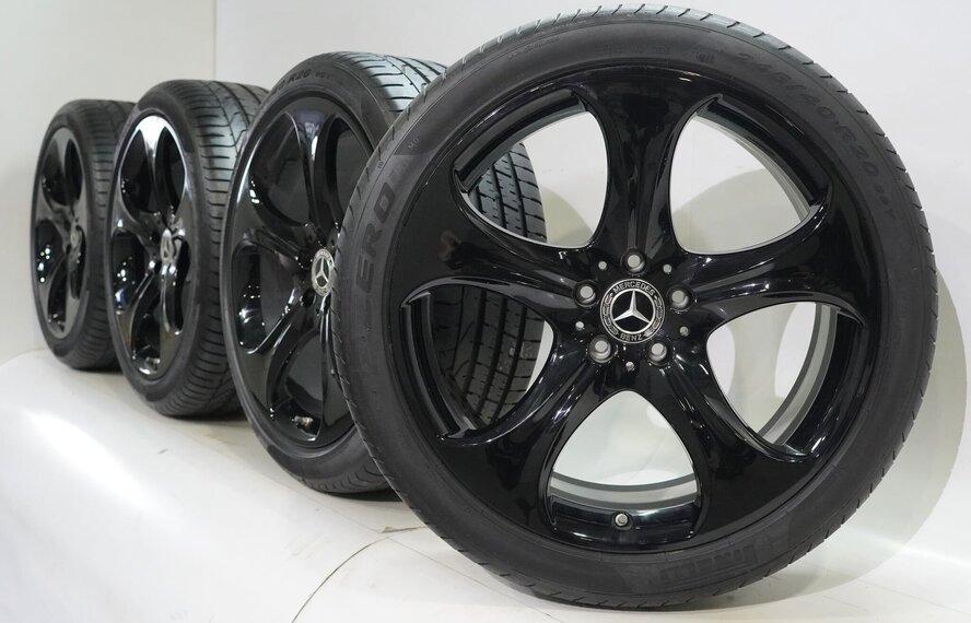 Mercedes Mercedes S-Klasse W222 20 inch velgen Pirelli Runflat Zomerbanden Origineel