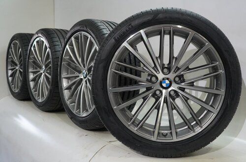 BMW BMW 5 serie G30 G31 8 serie G14 G15 G16 635 19 inch velgen Pirelli Zomerbanden Nieuw Origineel