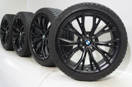 BMW BMW 5 serie G30 G31 8 serie G14 G15 G16 786M 19 inch velgen Pirelli Runflat Winterbanden Origineel