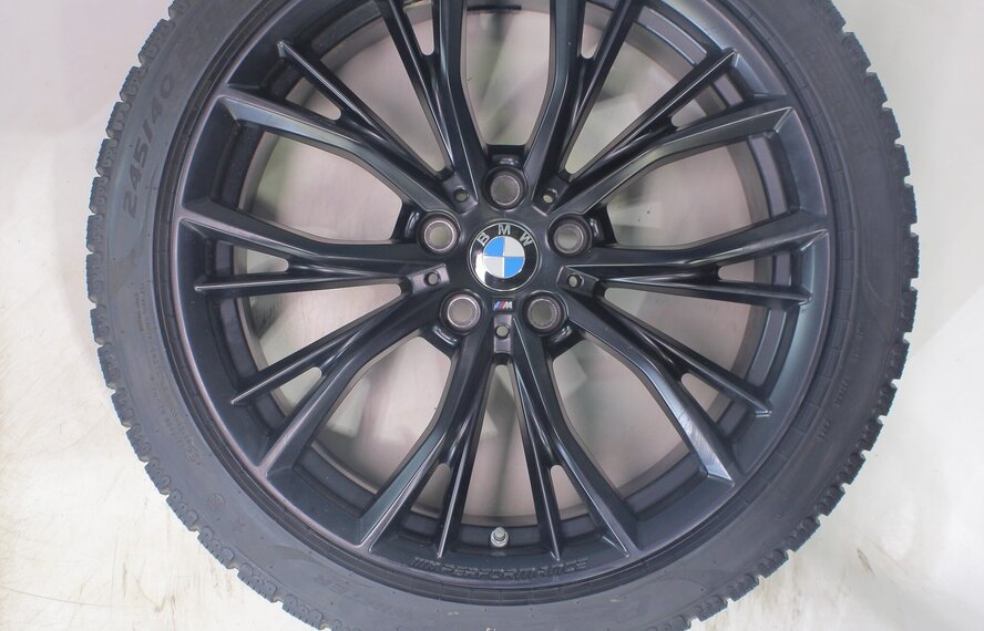 BMW BMW 5 serie G30 G31 8 serie G14 G15 G16 786M 19 inch velgen Pirelli Runflat Winterbanden Origineel