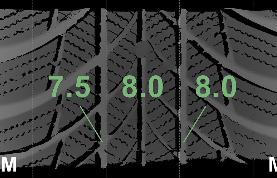 Audi Audi Q2 SQ2 81A 17 inch velgen Bridgestone Winterbanden Origineel