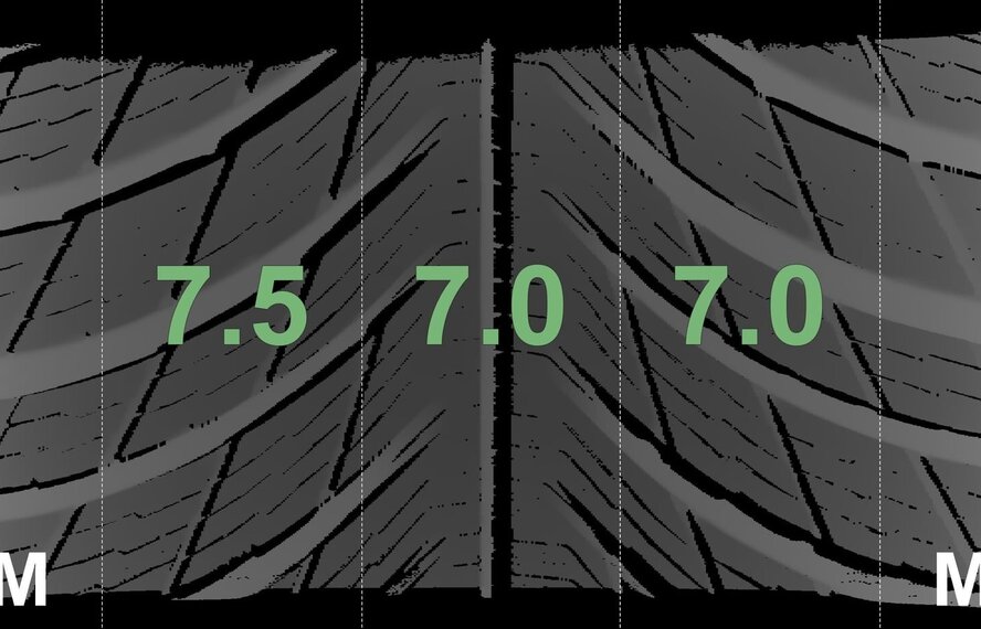 Audi Audi A6 A7 4K C8 17 inch velgen Michelin Winterbanden Origineel
