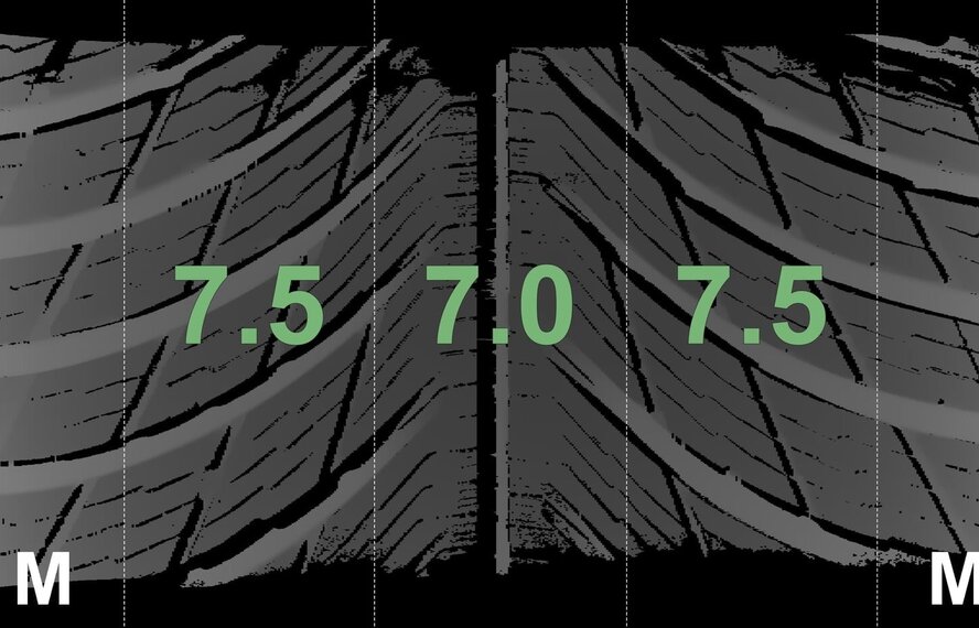 Audi Audi A6 A7 4K C8 17 inch velgen Michelin Winterbanden Origineel