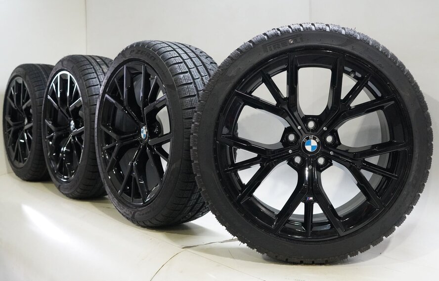 BMW BMW 5 serie G30 G31 8 serie G14 G15 G16 845M 19 inch velgen Pirelli Runflat Winterbanden Nieuw Origineel