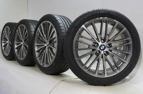 BMW BMW 5 serie G30 G31 8 serie G14 G15 G16 635 19 inch velgen Pirelli Zomerbanden Nieuw Origineel