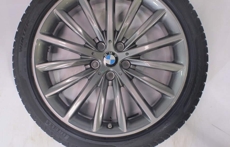 BMW BMW 5 serie G30 G31 8 serie G14 G15 G16 633 19 inch velgen Pirelli Runflat Winterbanden Origineel