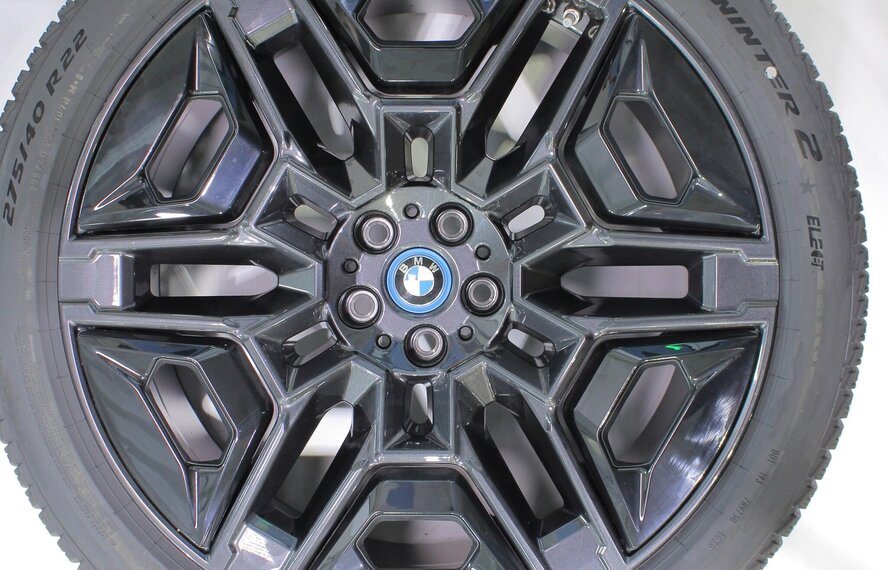 BMW BMW iX i20 1025M 22 inch velgen Pirelli Winterbanden Nieuw Origineel