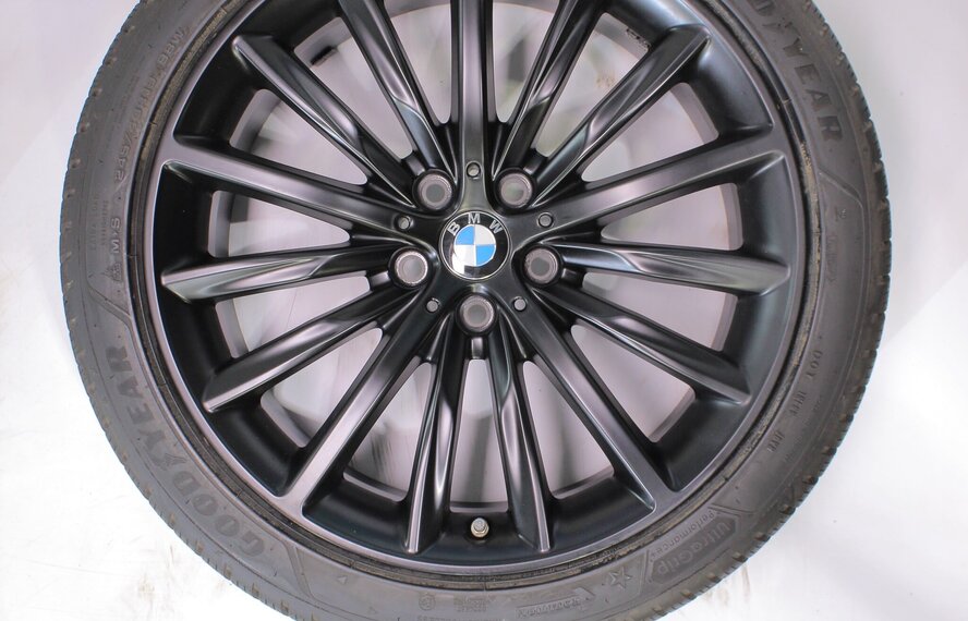 BMW BMW 5 serie G30 G31 8 serie G14 G15 G16 633 19 inch velgen Goodyear Winterbanden Nieuw Origineel