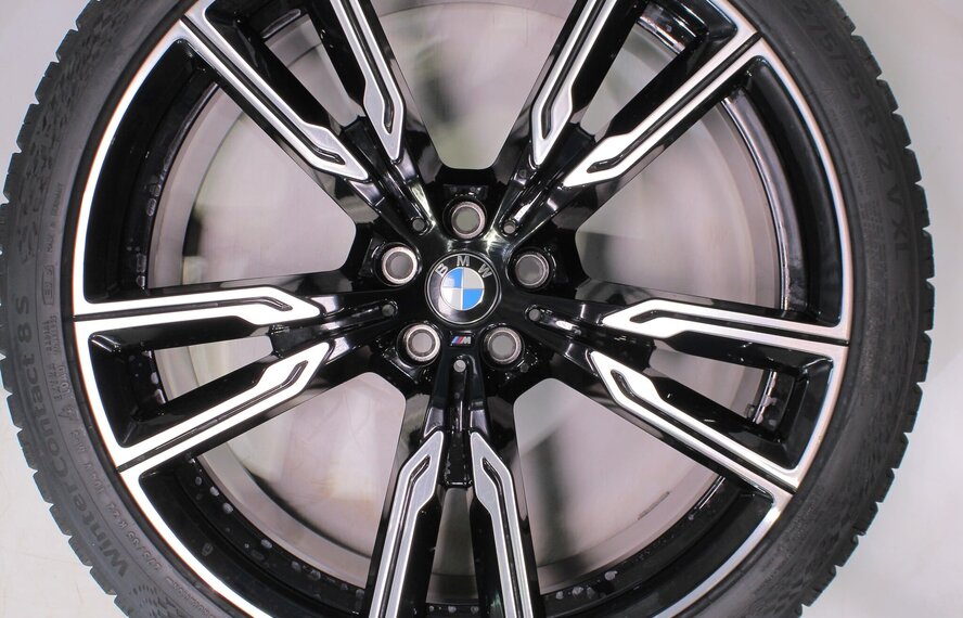BMW BMW X5 G05 X6 G06 747M 22 inch velgen Continental Winterbanden Nieuw Origineel