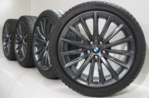 BMW BMW 5 serie G30 G31 8 serie G14 G15 G16 633 19 inch velgen Pirelli Runflat Winterbanden Nieuw Origineel