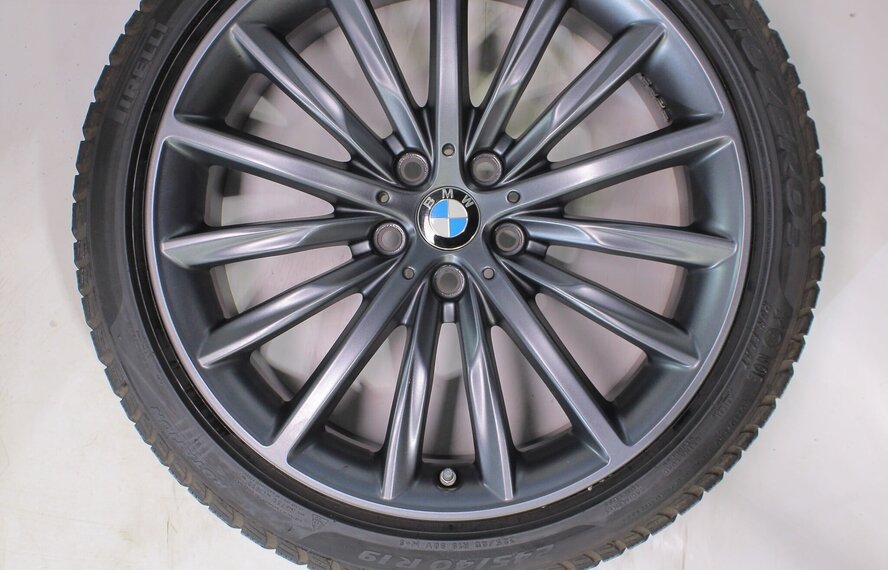 BMW BMW 5 serie G30 G31 8 serie G14 G15 G16 633 19 inch velgen Pirelli Runflat Winterbanden Nieuw Origineel